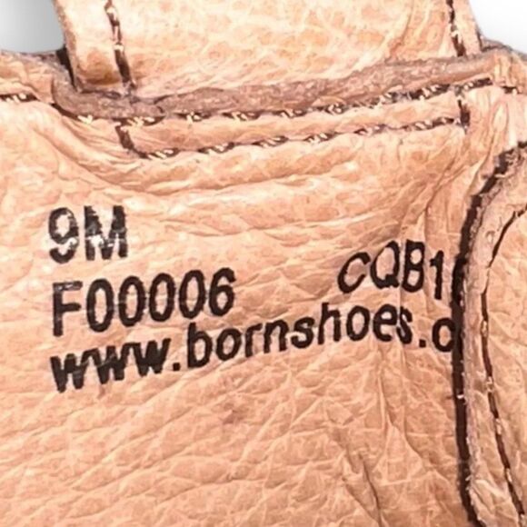 Born Belluno Leather Sandals Brown/Nut F00006 Women's 9M - Picture 10 of 10